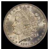1881-o Morgan Dollar $1 Grades ms64