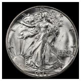 1942-s Walking Liberty Half Dollar 50c Grades ms65
