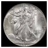 1937-d Walking Liberty Half Dollar Near Top Pop 50
