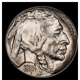 1937-s Buffalo Nickel Near Top Pop 5c ms67 SEGS