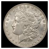 1902-p Morgan Dollar $1 Grades ms62+
