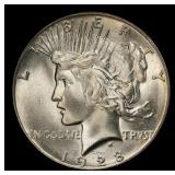 1928-p Peace Dollar $1 ms65 SEGS