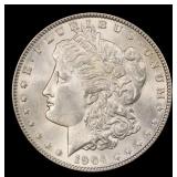1904-p Morgan Dollar $1 Grades ms63+