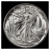 1940-s Walking Liberty Half Dollar TOP POP! 50c ms