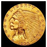 1925-d Gold Indian Quarter Eagle Near Top Pop! $2