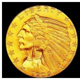 1909-p Gold Indian Half Eagle TOP POP! $5 ms66+ US