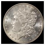 1901-o Morgan Dollar $1 Grades ms63