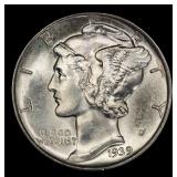 1939-d Mercury Dime Near Top Pop! 10c ms68 FSB SEG