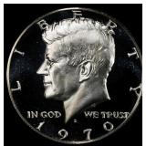 1970-s Proof Kennedy Half Dollar 50c pr69 dcam SEG