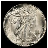 1937-d Walking Liberty Half Dollar Near Top Pop 50