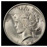 1922-d Peace Dollar Near Top Pop $1 ms66+ SEGS