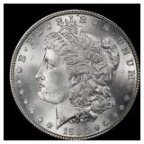1884-p Morgan Dollar $1 Grades ms65+
