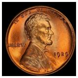 1929-p Lincoln Cent TOP POP! 1c ms67+ rd SEGS