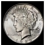 1923-d Peace Dollar $1 ms65 SEGS