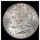 1898-p Morgan Dollar $1 Grades ms62+