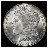 1902-o Morgan Dollar $1 Grades ms65+