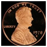 1978-s Proof Lincoln Cent 1c pr70 rd dcam SEGS
