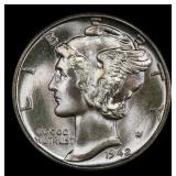 1942-d Mercury Dime TOP POP! 10c ms68+ FSB USCG