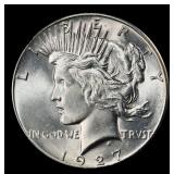 1927-p Peace Dollar $1 Grades ms63