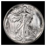 1941-s Walking Liberty Half Dollar 50c Grades ms65