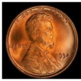 1934-p Lincoln Cent Near Top Pop 1c ms67 rd SEGS