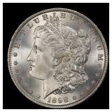 1898-p Morgan Dollar $1 Grades ms66