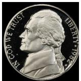 1982-s Proof Jefferson Nickel 5c pr70 dcam SEGS