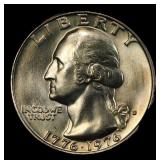 1776-1976-d Washington Quarter Near Top Pop 25c ms