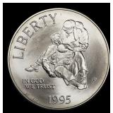 1995-p Civil War Modern Commem Dollar $1 ms70 SEGS