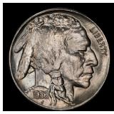 1936-s Buffalo Nickel Near Top Pop 5c ms66+ SEGS