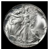 1941-p Walking Liberty Half Dollar Near Top Pop 50