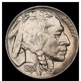1928-d Buffalo Nickel Near Top Pop 5c ms66 SEGS