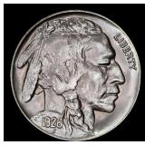 1926-p Buffalo Nickel Near Top Pop 5c ms67 SEGS