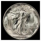 1944-s Walking Liberty Half Dollar Near Top Pop 50