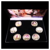 7 Coin Taylor Swift Gold Plated Round Collection