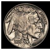 1936-p Buffalo Nickel 5c ms67 SEGS