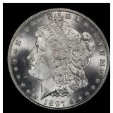 1897-s Morgan Dollar $1 Grades ms63
