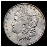 1885-p Morgan Dollar $1 Grades ms62