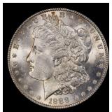 1888-p Morgan Dollar $1 Grades ms63+