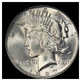 1927-d Peace Dollar Near Top Pop $1 ms65+ SEGS