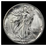 1942-d Walking Liberty Half Dollar TOP POP! 50c ms