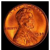 1936-p Lincoln Cent Near Top Pop 1c ms67+ rd SEGS