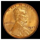 1927-s Lincoln Cent Near Top Pop! 1c ms64+ rd SEGS