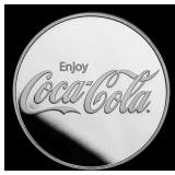 Enjoy Coca Cola Style - 1 oz Silver Round Round