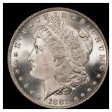 1881-o Morgan Dollar $1 ms65+ SEGS