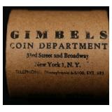 AI- GIMBLES A Level Morgan Circ Roll 10 Coin