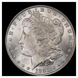 1881-p Morgan Dollar $1 Grades ms63+