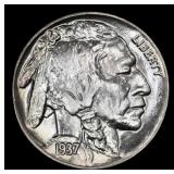 1937-p Buffalo Nickel Near Top Pop 5c ms68 SEGS