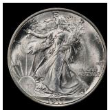 1917-p Walking Liberty Half Dollar 50c ms66 SEGS