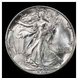 1941-s Walking Liberty Half Dollar 50c Grades ms65